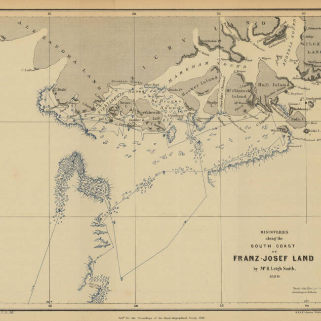 Route B. L. Smith' von 1881
