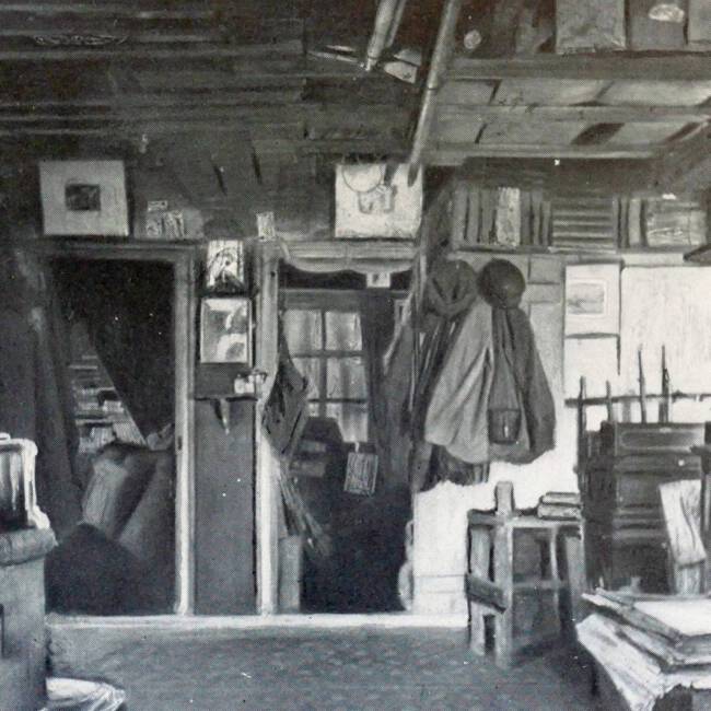 Inneres der Hütte