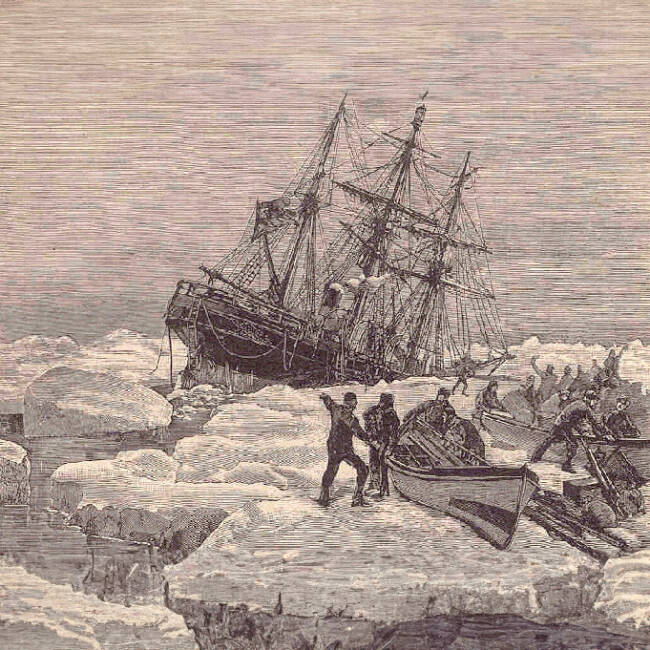 Der Untergang der Eira im Jahr 1881